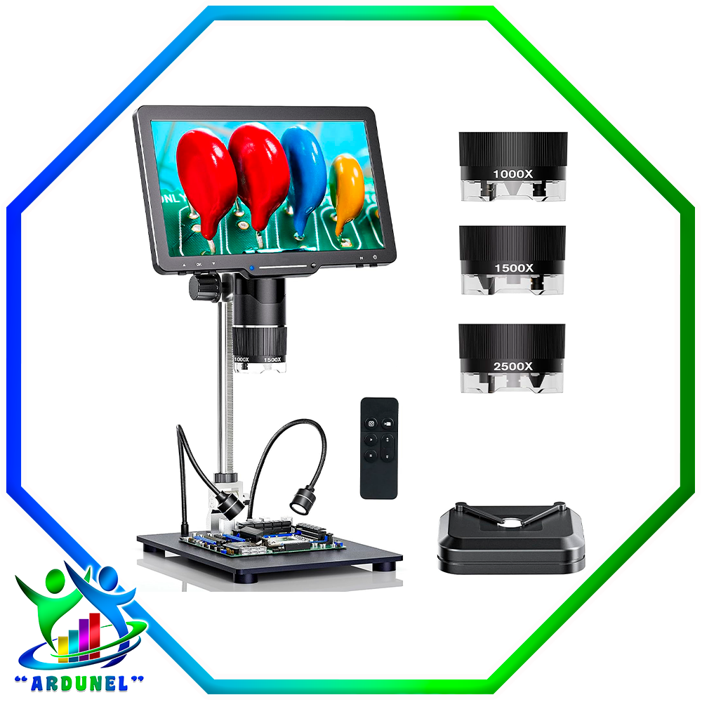 MICROSCOPIO BIOLOGICO DIGITAL DE 3 LENTES