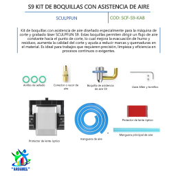 S9 KIT DE BOQUILLAS CON ASISTENCIA DE AIRE