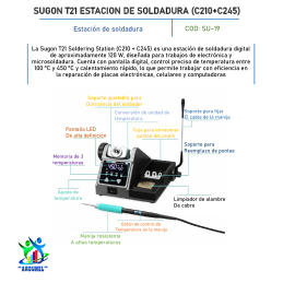 SUGON T21 ESTACION DE SOLDADURA (C210+C245)